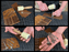 4-Piece Diamond Style Leather Pricking Iron and Leather Nylon Hammer