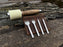 4-Piece Diamond Style Leather Pricking Iron and Leather Nylon Hammer