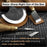 4-Piece Leather Tool Set with Leather Sheaths