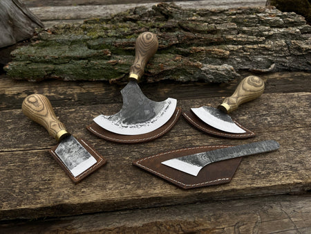 4-Piece Leatherworking Tool Set