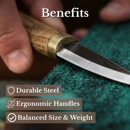 4-Piece Spoon Carving Tool Set