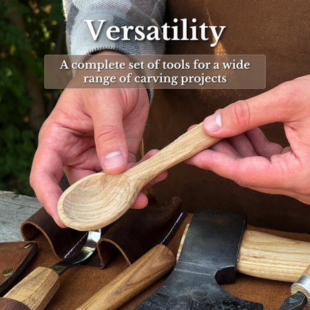 4-Piece Spoon Carving Tool Set