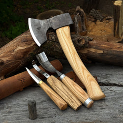 4-Piece Spoon Carving Tool Set