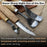 4-Piece Spoon Carving Tool Set with Leather Roll
