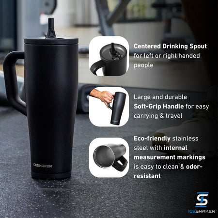Ice Shaker Legend Series Stainless Steel Shaker Bottles