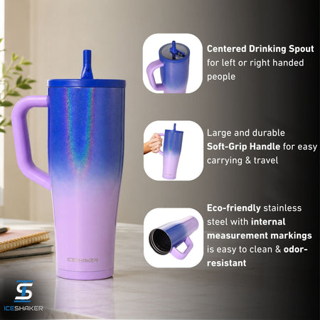 Ice Shaker Legend Series Stainless Steel Shaker Bottles