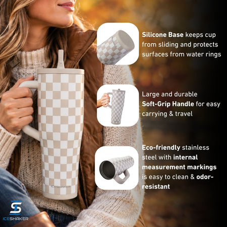 Ice Shaker Legend Series Stainless Steel Shaker Bottles