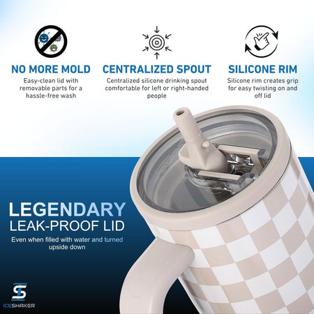 Ice Shaker Legend Series Stainless Steel Shaker Bottles