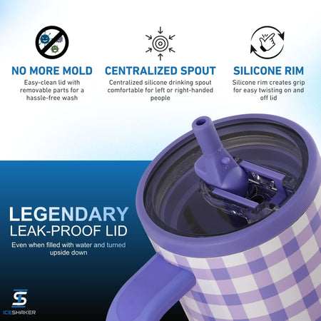 Ice Shaker Legend Series Stainless Steel Shaker Bottles