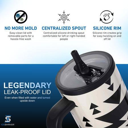 Ice Shaker Legend Series Stainless Steel Shaker Bottles