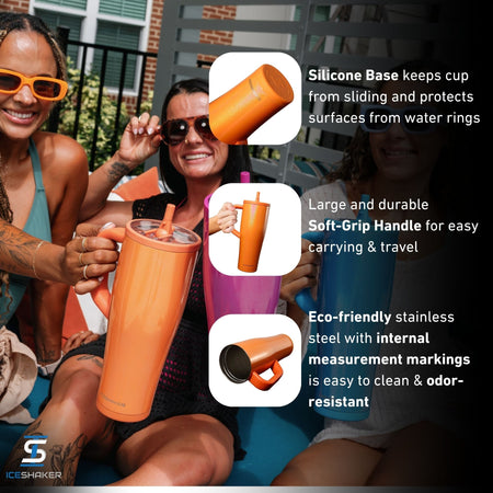 Ice Shaker Legend Series Stainless Steel Shaker Bottles