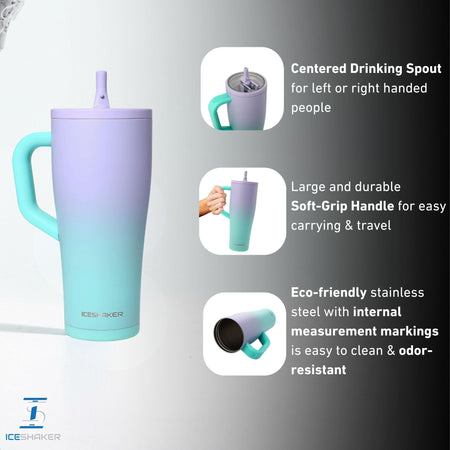 Ice Shaker Legend Series Stainless Steel Shaker Bottles