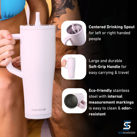Ice Shaker Legend Series Stainless Steel Shaker Bottles