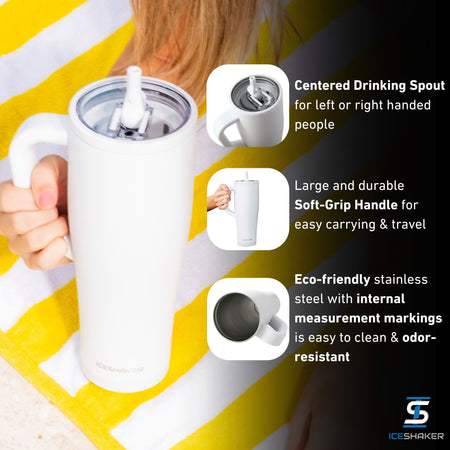 Ice Shaker Legend Series Stainless Steel Shaker Bottles