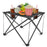 2Pcs Foldable Camping Table Portable Picnic Table Lightweight Travel Desk with 2 Cup Holders/Table Carrying Bag