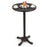 41.5 Inch Patio Round Bar Table Cast Aluminum Bistro Table for Garden-Bronze