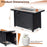 42 Inch 60000 BTU Propane Fire Pit Table with Ceramic Tabletop