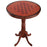 42 Inch Wooden Round Pub Pedestal Side Table with Chessboard
