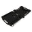 43 Inches Foldable Mechanic Creeper with Padded Headrest and Tool Trays-Black
