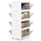 44 Gal 4-Pack Stackable Plastic Storage Bins with Lid for Bedroom Living Room-White