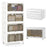 44 Gal 4-Pack Stackable Plastic Storage Bins with Lid for Bedroom Living Room-White