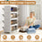 44 Gal 4-Pack Stackable Plastic Storage Bins with Lid for Bedroom Living Room-White