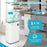 4500 Sq. Ft Dehumidifier with 5 Modes and 3-Color Indicator Light-White