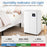 4500 Sq.Ft 54 Pints Dehumidifier with 3 Modesfor Home and Basement-White
