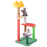 45 Inch Multi-Level Cat Tree with Plush Padded Top Perch and Fruit-Shaped Platforms