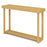 46 Inch Solid Wood Console Table 2-Tier Narrow Farmhouse Sofa Table