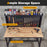 48 Inch Heavy Duty Workbench with AC/USB Outlets and Pegboard-Natural