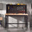 48 Inch Heavy Duty Workbench with AC/USB Outlets and Pegboard-Natural