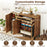 48 Inch Sideboard Buffet Cabinet with Drawer and Metal Legs-Natural