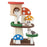 4-In-1 Mushroom Cat Tree with Condo Spring Ball and Sisal Posts-Multicolor