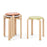 Set of 4 Bentwood Stackable Stools Dining Stools with Round Tops-Multicolor