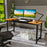 63 Inch Modern Splice Computer Desk with Heavy Duty Steel Frame