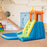 Inflatable Water Slide Kids Bounce House with 740W Blower