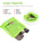 Drawstring Backpack String Bag Foldable Sports Sack with Zipper Pocket