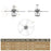 50 Inch Noiseless Ceiling Fan Light with Explosion-proof Glass Lampshades-Black
