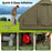 4-6 People Inflatable Camping Tent with 4 Mesh Screen Windows and 2 Doors