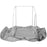 Portable Personal Therapeutic Spa Home Steam Sauna Weight Loss Slimming Detox (Gray Outline)