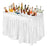 4 Feet Plastic Party Ice Folding Table with Matching Skirt