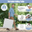 4 Feet Portable Camping Table with HDPE Tabletop and Metal Legs-White