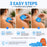 EDGE™ Cupping Set Blue, 8 Cups (2L, 2M, 4S)