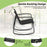 4 PCS Patio Furniture Set Outdoor Rocker Chair Conversation Set-Black