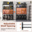 4-Tier Metal Storage Shelving Unit with V-Shaped Wire Rack-Black