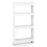 4-Tier Multifunctional Slim Storage Trolley with Detachable Trays-White