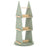 4 Tier Tree Shape Kids Rotating Bookshelf 360¬∞ Display Rack Storage Organizer-Green