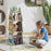 4 Tier Tree Shape Kids Rotating Bookshelf 360¬∞ Display Rack Storage Organizer-Green