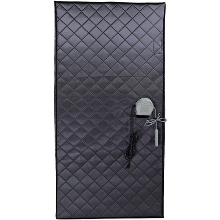 Durasage Portable Full Size Infrared Sauna for at Home | Ultra Low EMF Infrared Panels | LED Lighting, Heating Foot Pad and Portable Chair (1-Person)